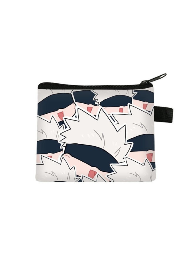 New Hot Gojo Satoru Children's Coin Purse, Large Capacity Storage Key Card Holder, Student Mini Cute Small Bag