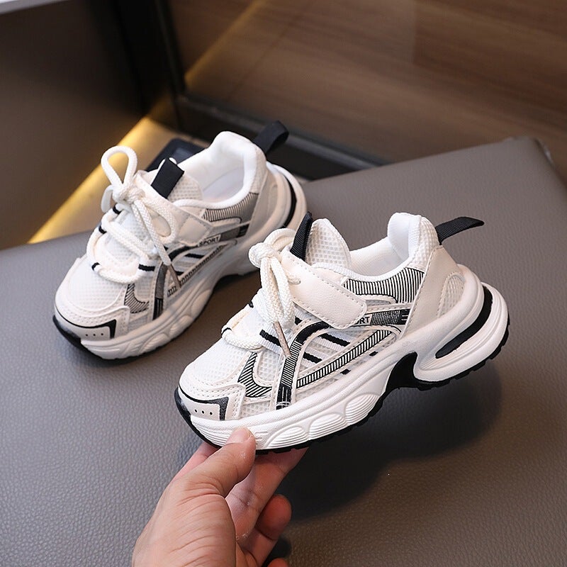 Mesh Sneakers Lightweight Flexible Sole Walking Shoes For Kids Indoor And Outdoor Activities - Image 3