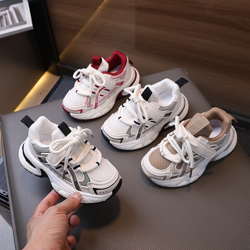 Mesh Sneakers Lightweight Flexible Sole Walking Shoes For Kids Indoor And Outdoor Activities - Image 2