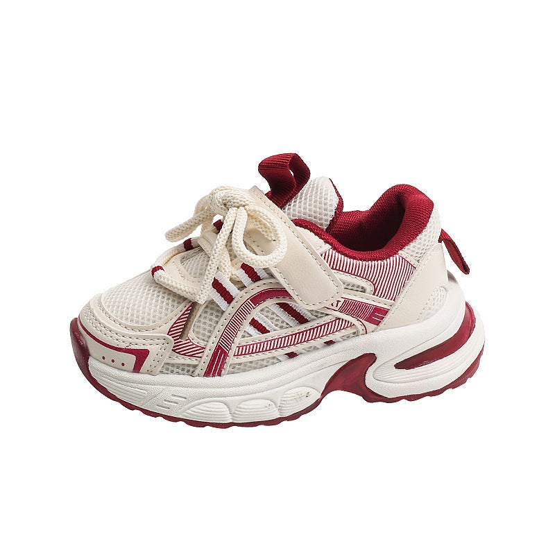 Mesh Sneakers Lightweight Flexible Sole Walking Shoes For Kids Indoor And Outdoor Activities - Image 1