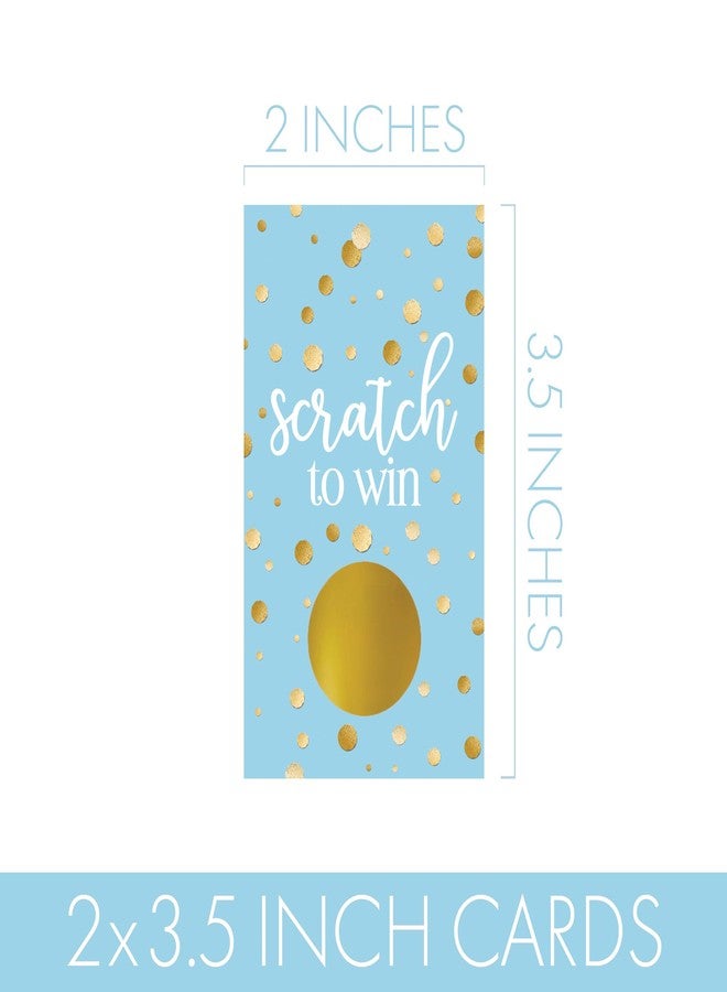 دسكتيكتفز لعبة ديستنكتيفز الذهبية والزرقاء القابلة للخدش - مثالية لحفلات توديع العزوبية، وحفلات الزفاف، وأعياد الميلاد، وحفلات استقبال المولود الجديد - 28 بطاقة - Image 3