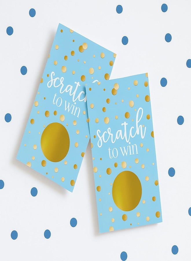 دسكتيكتفز لعبة ديستنكتيفز الذهبية والزرقاء القابلة للخدش - مثالية لحفلات توديع العزوبية، وحفلات الزفاف، وأعياد الميلاد، وحفلات استقبال المولود الجديد - 28 بطاقة - Image 2