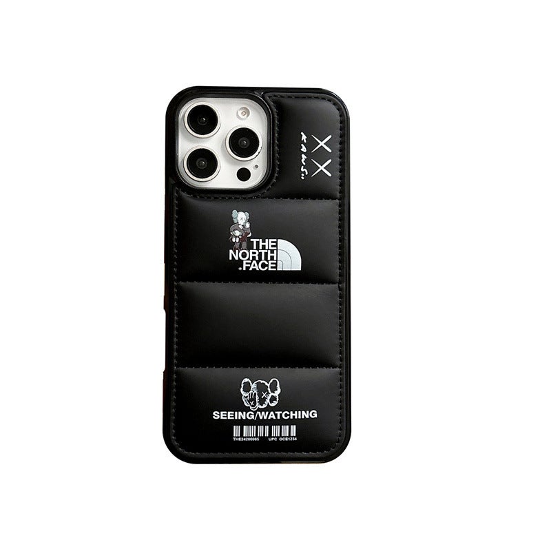 Fashionable Shockproof PC Phone Case for iPhone 16/15/14 etc., Black - Image 5