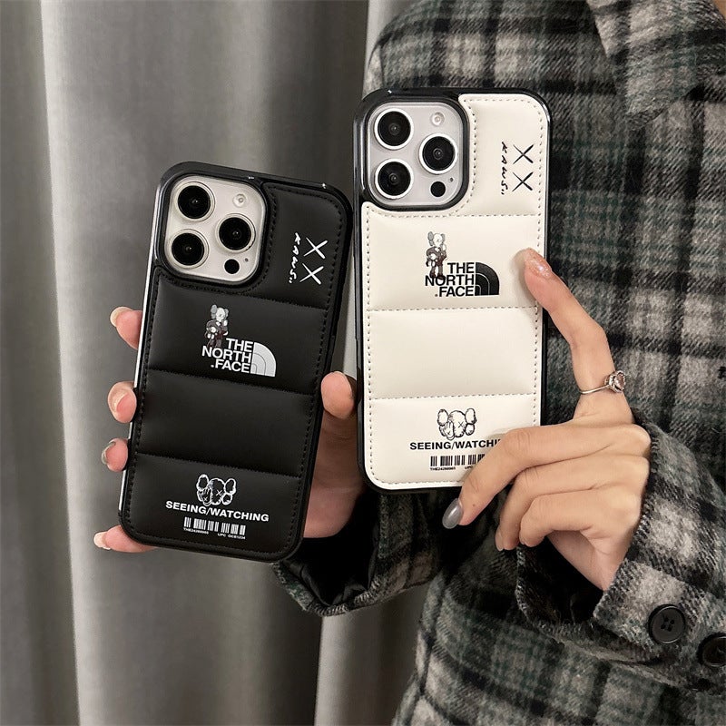 Fashionable Shockproof PC Phone Case for iPhone 16/15/14 etc., Black - Image 4