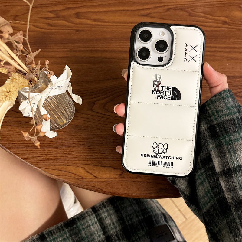 Fashionable Shockproof PC Phone Case for iPhone 16/15/14 etc., Black - Image 3