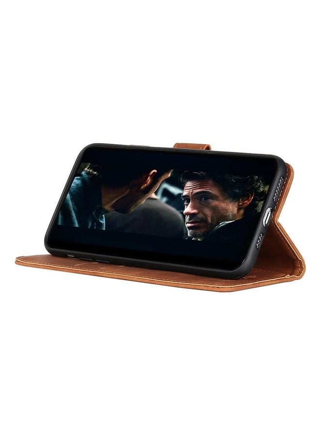 HuHa For Sony Xperia Ace II KHAZNEH Retro Texture PU + TPU Horizontal Flip Leather Case with Holder & Card Slots & Wallet(Brown)  - Image 5