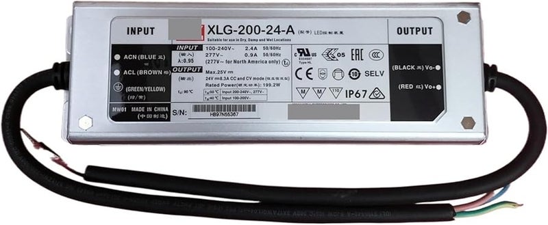 XLG 200 24A Constant Power Supply LED Driver - Image 3