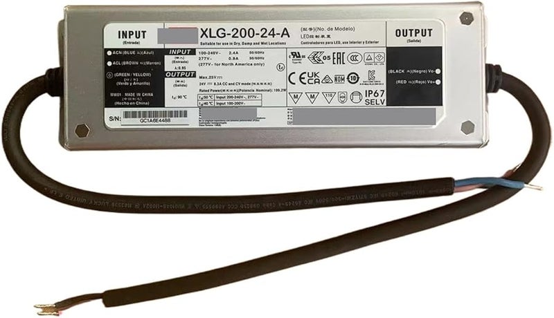 XLG 200 24A Constant Power Supply LED Driver - Image 4