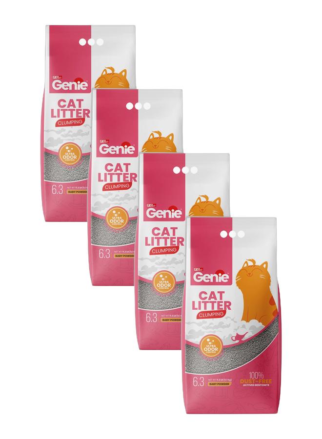 جيني مجموعة من ٤ قطع من رمل القطط. من جيني ٦.٣ لتر بيبي باورد - Image 1