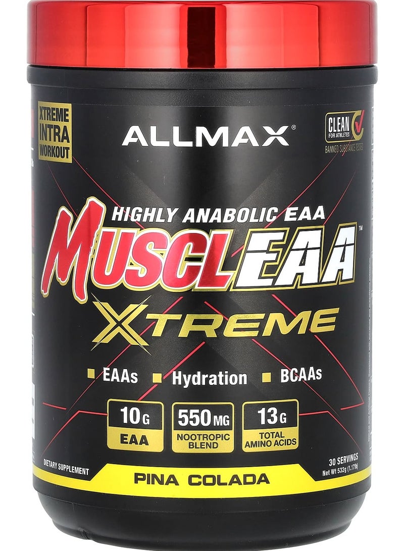 Allmax MuscleEAA Xtreme، بينا كولادا، 1.17 رطل (532 جرام)