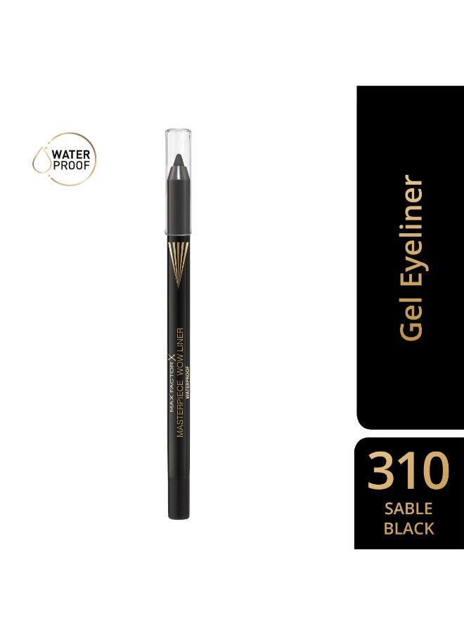 Max Factor - Masterpiece Wow Liner - 310 - Sable Black, 1.2g - Image 1