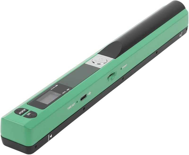 Green Portable Scanner For A4 Documents Photos Up To 900 DPI JPG PDF Home Office Use - Image 5
