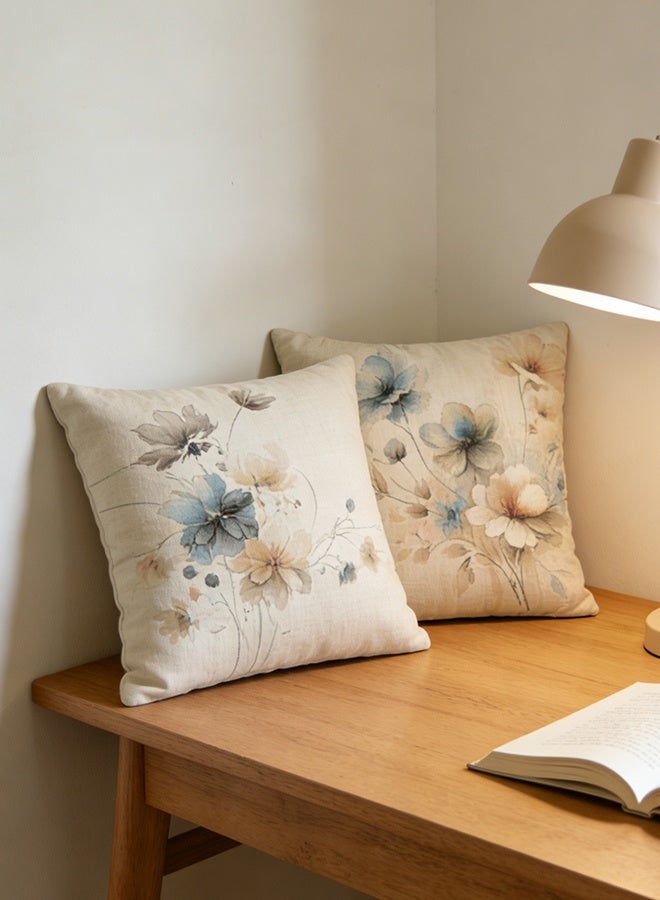 DESINO 4PCS 45x45cm Artistic Decorative Cushion Covers Collection – Polyester Digital Printed Pillow Cases for Sofa, Bed & Outdoor - Image 2