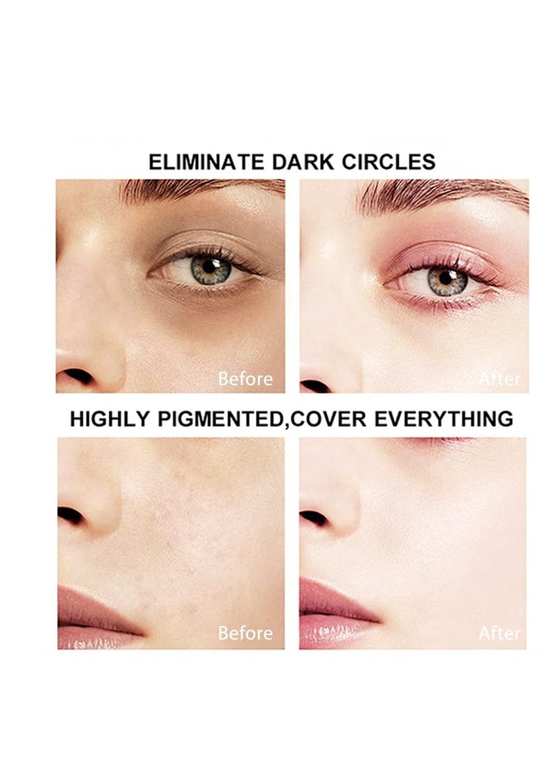 Concealer Stick Pen Pencil, 3Pcs Eye Bags Color Corrector Liquid, Sided Concealer Pencil, for Dark Circles Spot Eye Bags Blackheads for Men and Women - Image 3