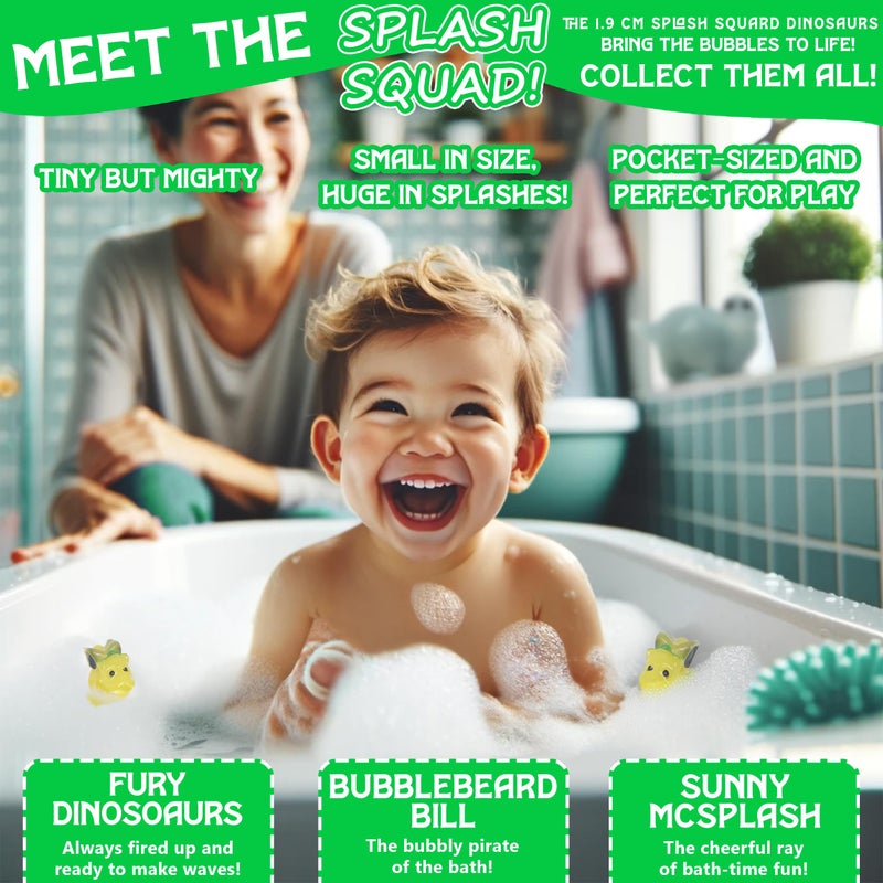 Zenseme Bath Bombs for Boys with Mini Toy Ducks Inside â€“ Kids Bath Bombs Powder - Bubble Bath for Kids â€“ Bathtime Experiment Kit Mix - Blast of Foam & Colour Surprise â€“ Gift Set of 4 - Image 5