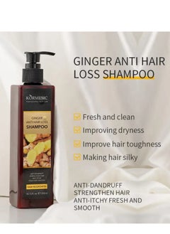 Kormesic Ginger anti-hair loss shampoo 300ml Ginger anti-hair loss conditioner 300ml  - Image 3
