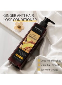 Kormesic Ginger anti-hair loss shampoo 300ml Ginger anti-hair loss conditioner 300ml  - Image 4