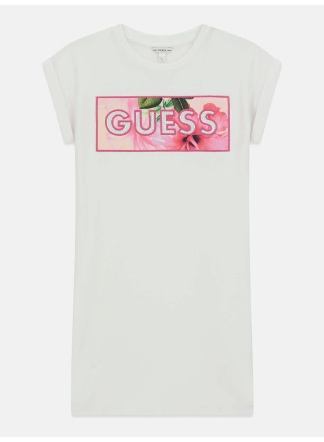 GUESS Youth Graphic Sleeveless Mini Dress - Image 5