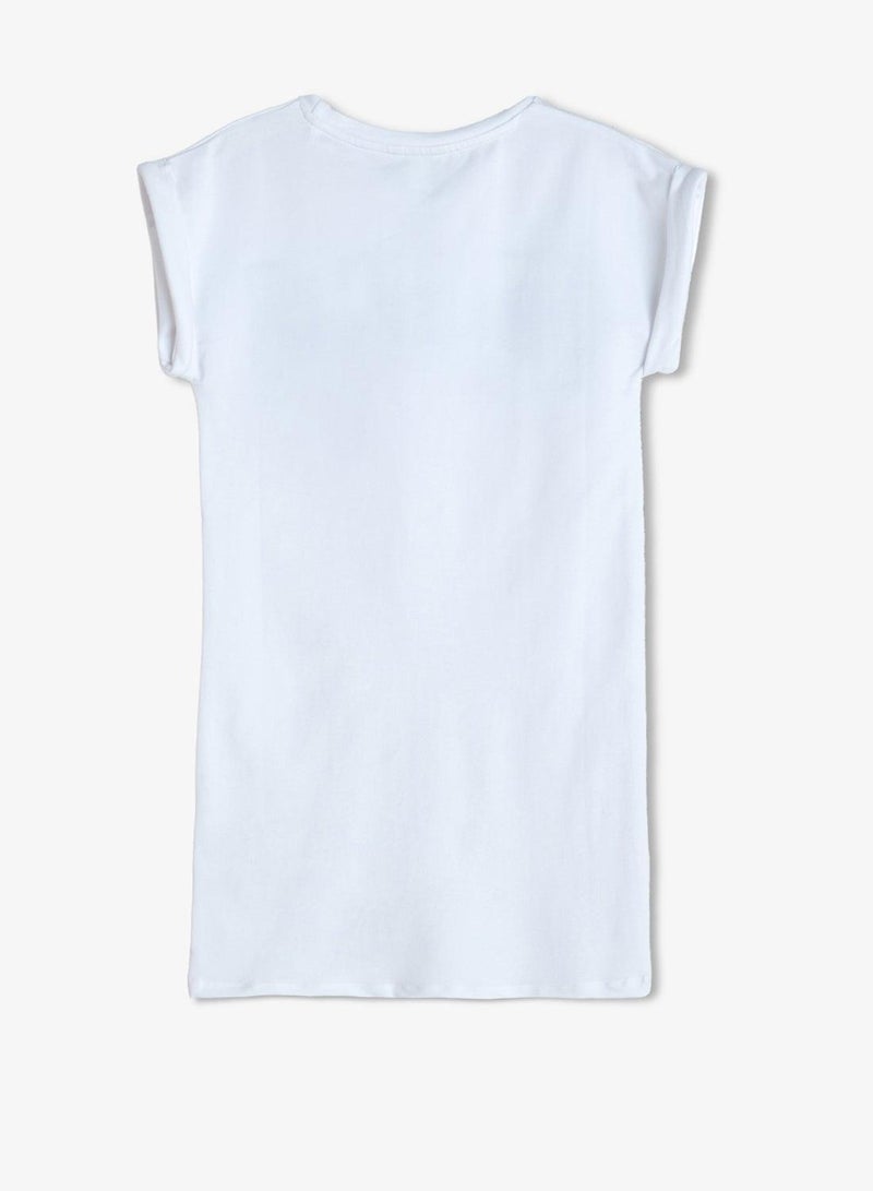 GUESS Youth Graphic Sleeveless Mini Dress - Image 3