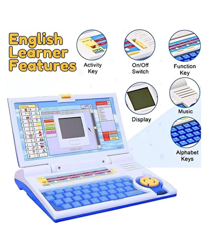 Braintastic English Learner Kids Laptop with Mouse Control, 20 Activities for Learn & Play for 3+ Year Old (Laptop with Mouse) - Image 2