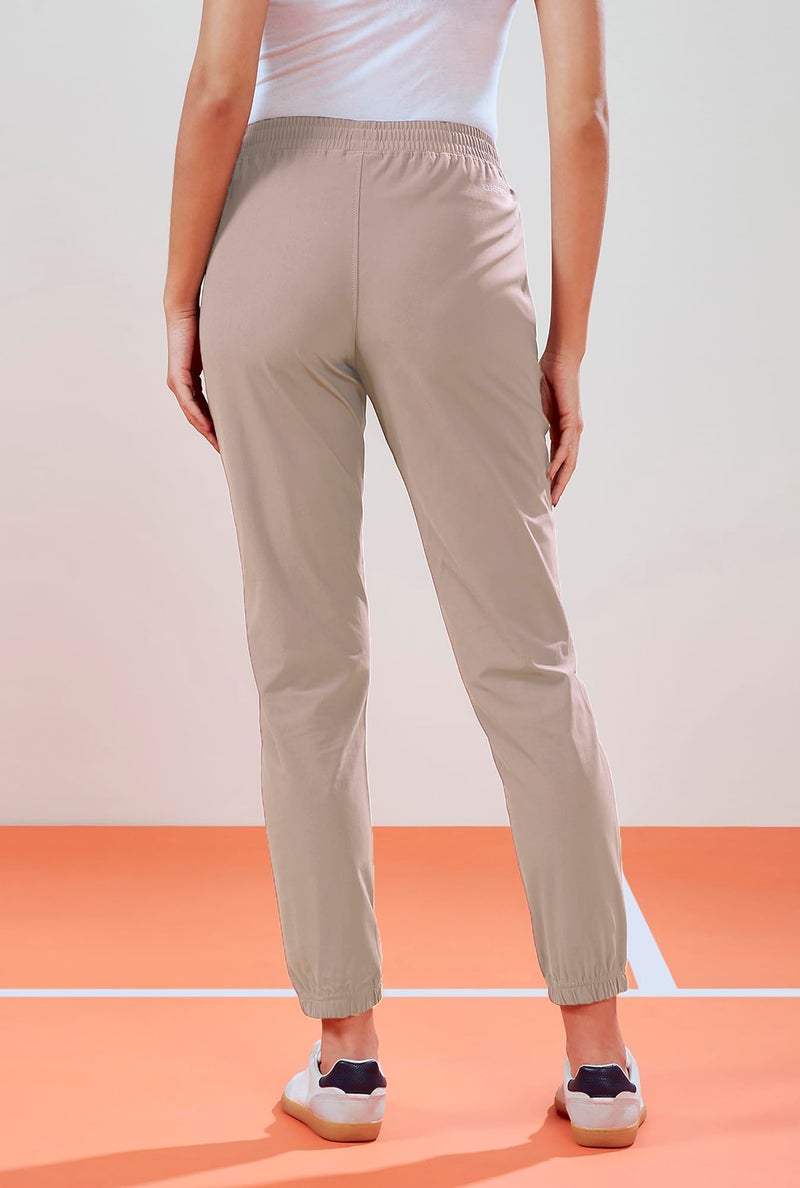 TECHNOSPORT Women's Regular Fit Jogger for Gym, Workout & Sports - (WPW135KHI_Khaki_M) - Image 2