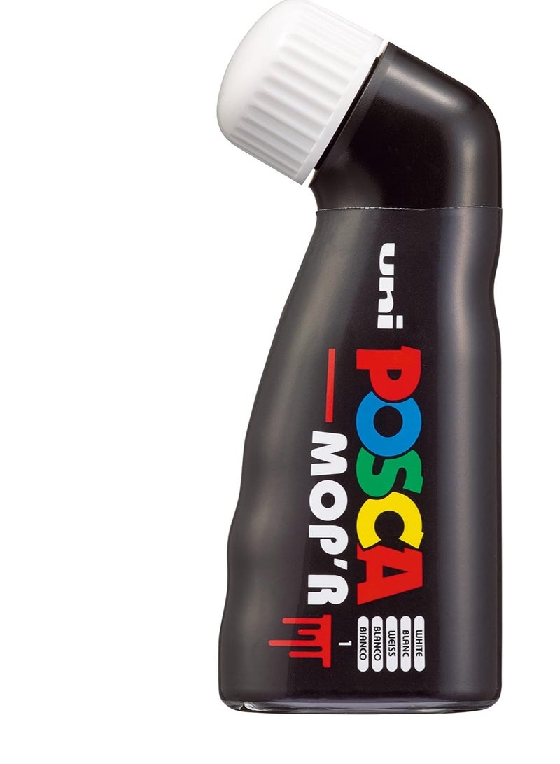 Posca MOP’R PCM-22 Multi Surface Permanent Paint Marker, XXL Round Tip 3-19 mm, Box of 4 White - Image 1