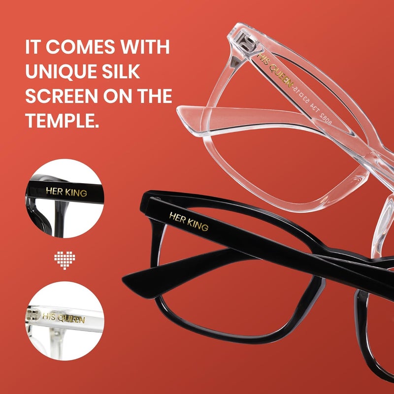 Cyxus Blue Light Glasses for Men Women Reduce Eye Strain UV Blocking for Computer Screen 8082 - Image 3