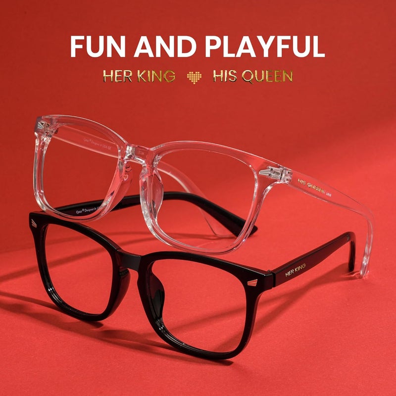 Cyxus Blue Light Glasses for Men Women Reduce Eye Strain UV Blocking for Computer Screen 8082 - Image 4