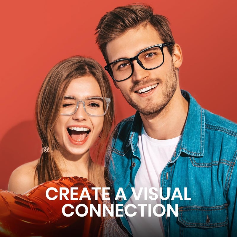 Cyxus Blue Light Glasses for Men Women Reduce Eye Strain UV Blocking for Computer Screen 8082 - Image 2