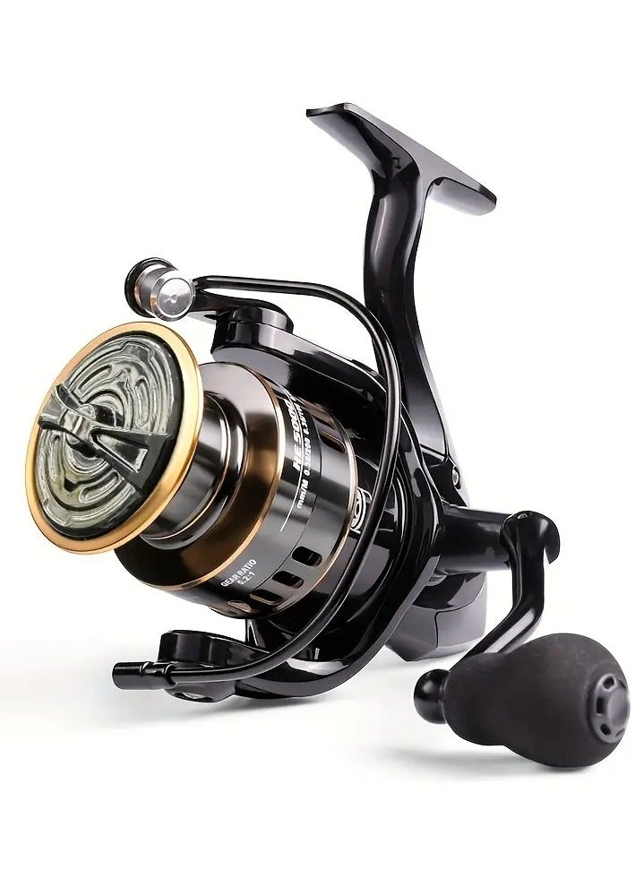 Gonice 1pc 7000 Series 5.2:1 Gear Ratio 7+1 BB Spinning Reel, Stainless Steel Fishing Reel With 22Lb/9.98kg Drag For Freshwater Saltwater  - Image 1