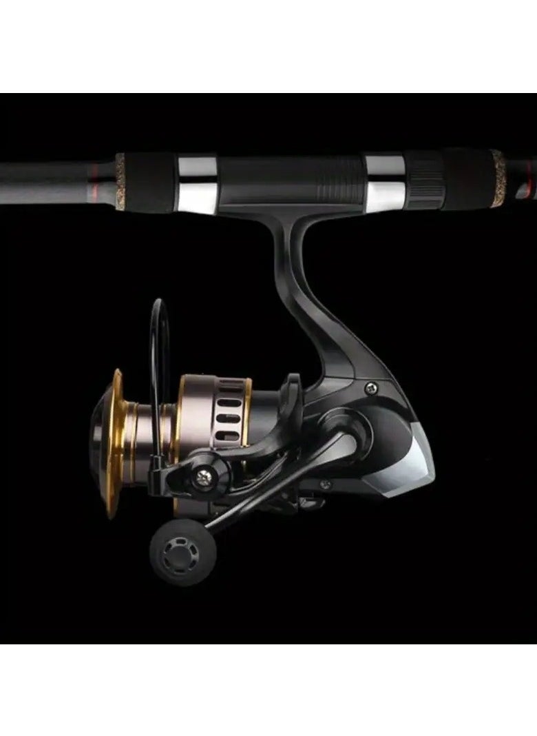 Gonice 1pc 7000 Series 5.2:1 Gear Ratio 7+1 BB Spinning Reel, Stainless Steel Fishing Reel With 22Lb/9.98kg Drag For Freshwater Saltwater  - Image 4