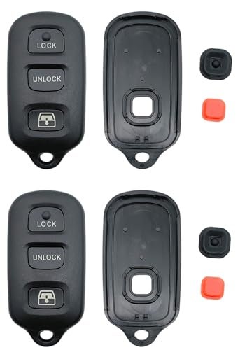 AYGUCEKE Keyless Entry Replacement Key Fob Cover Case fit for Toyota 19992009 4 Runner 20012008 Sequoia Key Fob Shell - Image 1