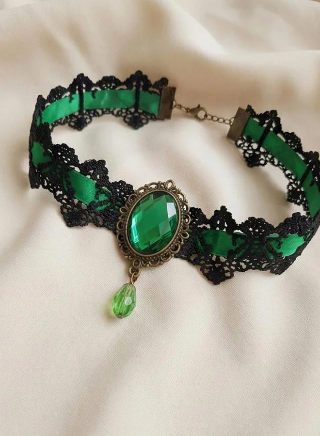 تايك تو Lace Choker Necklace