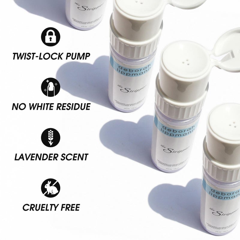 Deborah Lippmann The Stripper | Nail Polish Remover, Fast-Acting | Hydrating Aloe Vera to Prevent Dryness & No Chalky Residue | Lavender Scent - Image 5
