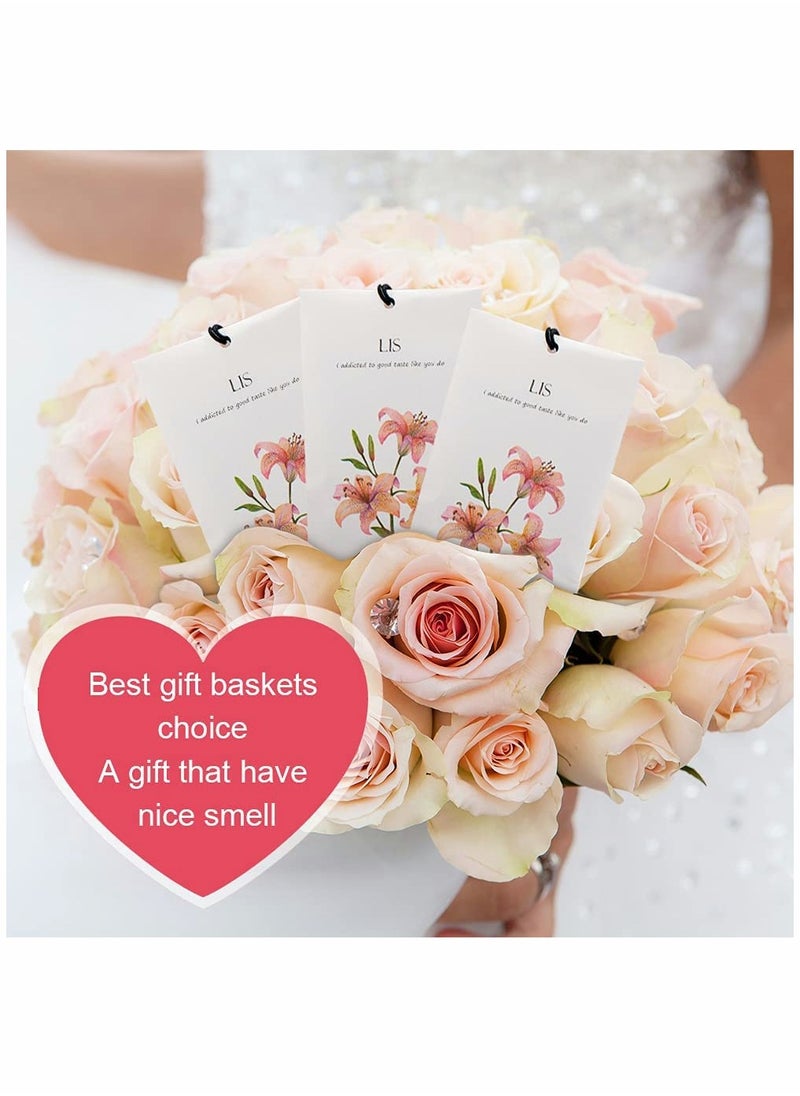 ماركة غير محددة Lily Scented Sachets 12Pcs Freshen Drawers Closets Homes Cars Aromatherapy Deodorizer  - Image 5