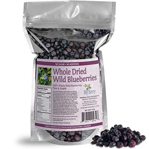 MY BERRY Whole Dried Wild Blueberries | No Added Sugar, Oils, Or Preservatives | Canadian Grown | 4oz - Image 4