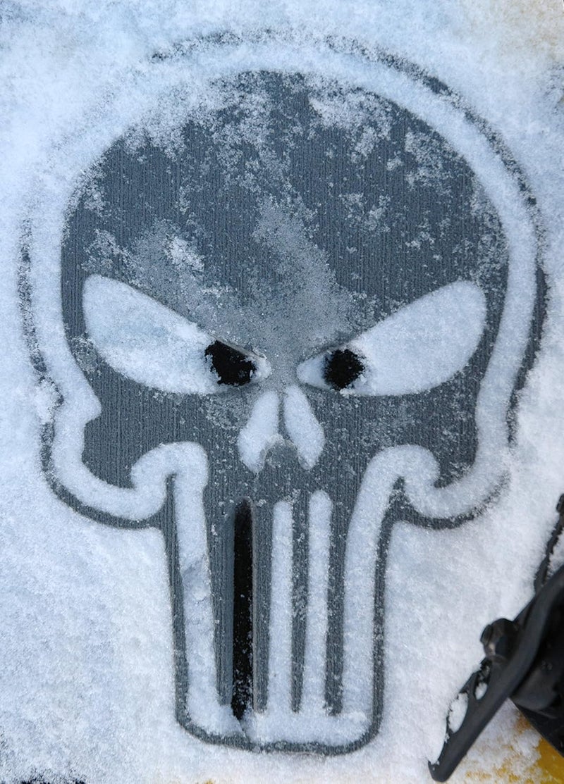 Toejamr Snowboard Stomp Pad - Sniper Skull - Gray - Image 5