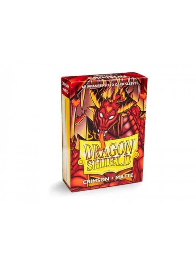 Arcane Tinmen أركين تينمن ApS دراجون شيلد أكمام بحجم ياباني مات كرمزي 60CT - Image 4