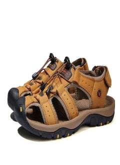 SKT Shiketro Men's Trendy Closed-Toe Beach Sandals for Summer  - Image 1