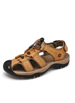 SKT Shiketro Men's Trendy Closed-Toe Beach Sandals for Summer  - Image 2