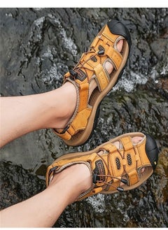 SKT Shiketro Men's Trendy Closed-Toe Beach Sandals for Summer  - Image 3