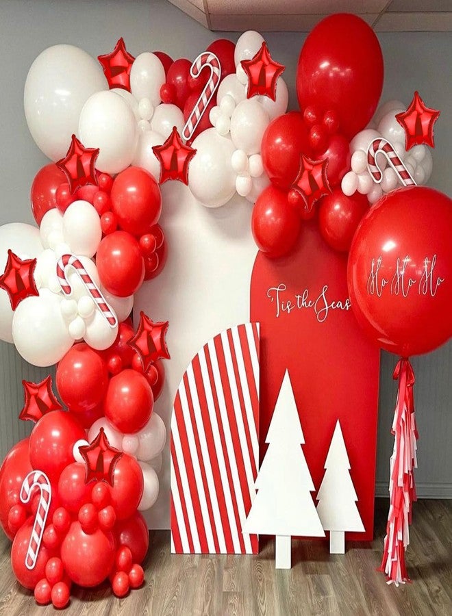 Moukiween Red Star Balloons, 50 Pieces 10 Inch Reds Pentagram Foil Balloons for Wedding Anniversary Backdrop Birthday Party Decorations Christmas Wedding Decoration (Red) - Image 5