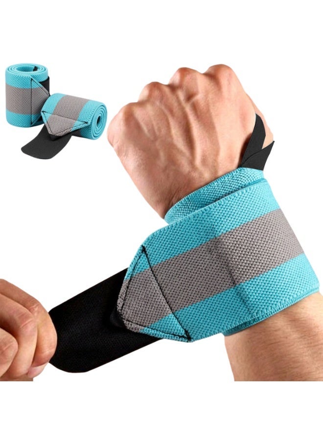 Pair Wrist Straps Hand Wrist Wraps with Thumb Loop, Adjustable Wrist Brace Support Sports Wristband - Image 1