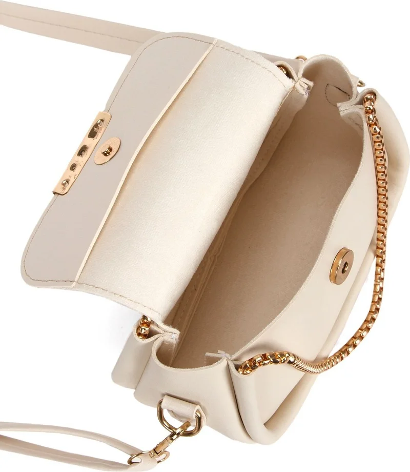 Avca Women's Mini Shoulder Bag Chain Strap Soft Leather Handbag and Crossbody Bag with Magnetic Closure