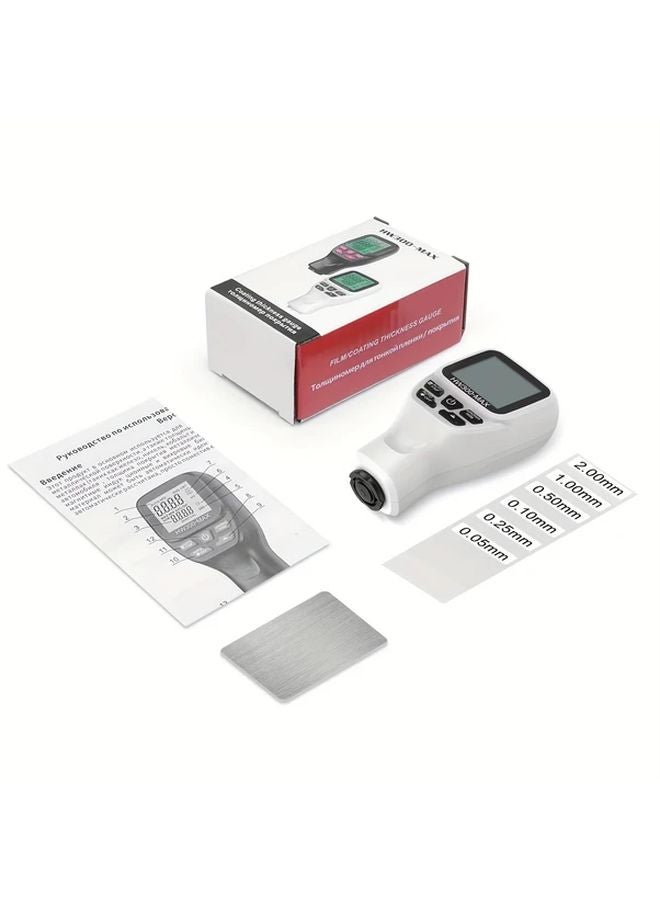 White HW300 MAX Car Coating Thickness Gauge 0 2000µm Digital Paint Film Tester - Image 1