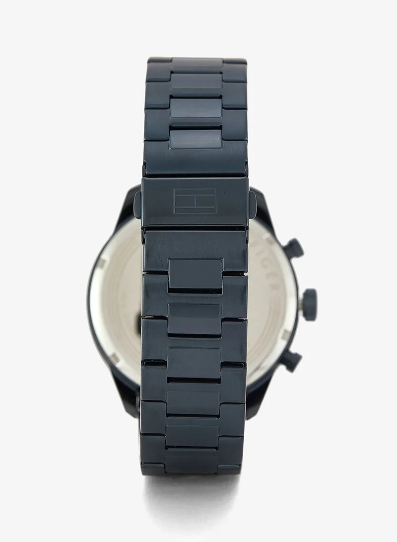 Tommy Hilfiger  Mens Analog Multifunction Quartz Watch With Blue Stainless Steel Bracelet - 1791945 for Men | Best Price UAE