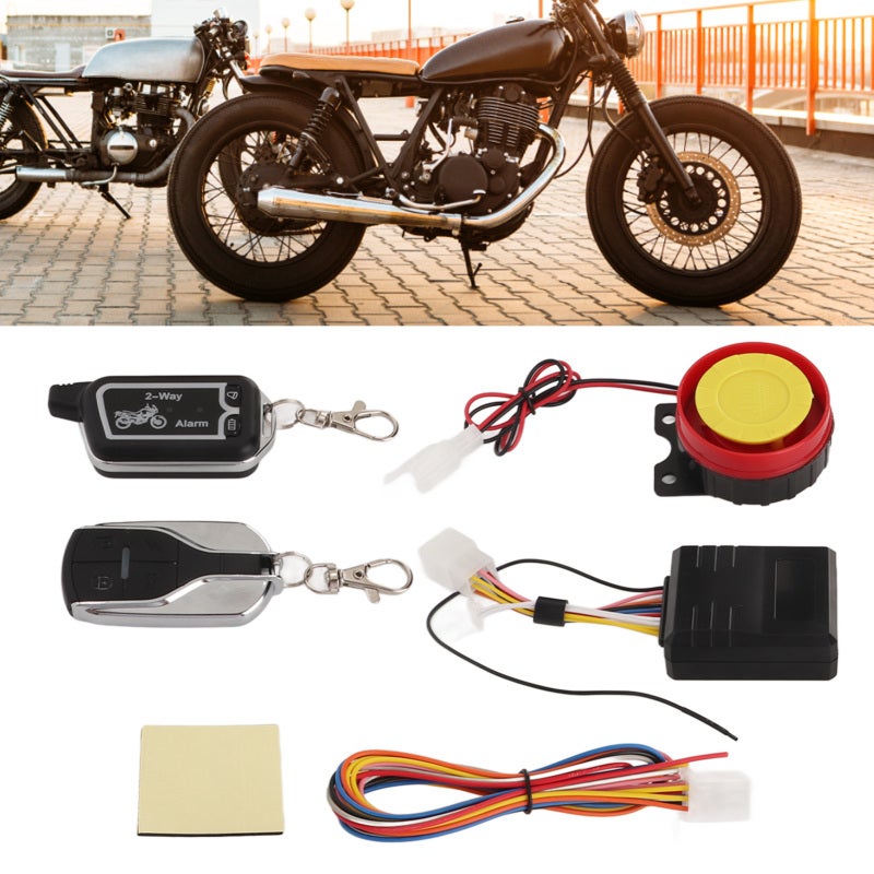 Two Way Motorcycle Alarm System: Bidirectional Vibration & Sound Alert - LCD Remote Control With Anti Theft, Remote Start, Vehicle Search for Motorcycle Owners - Image 4