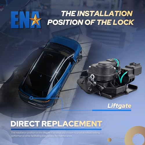 ENA Power Door Lock Latch Actuator Rear Liftgate Tailgate Trunk Compatible with Chevy Suburban Tahoe GMC Acadia Terrain Yukon Cadillac Escalade ESV SRX 2006-2017 Replacement for 13501871 13502697 - Image 3