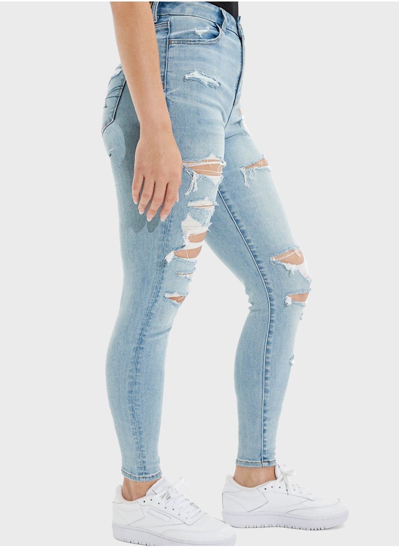 American Eagle - Ripped Skinny Jeans - Image 1