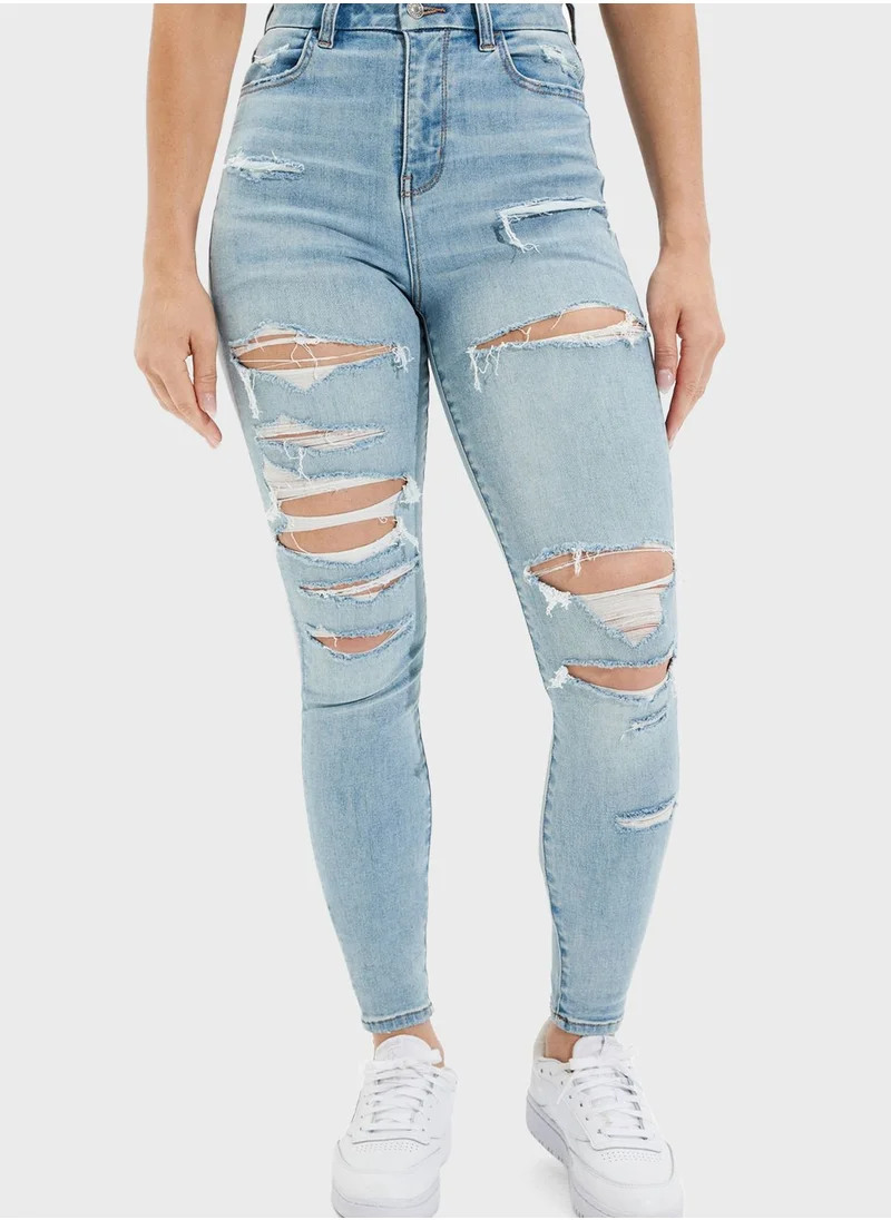 American Eagle Ripped Skinny Jeans